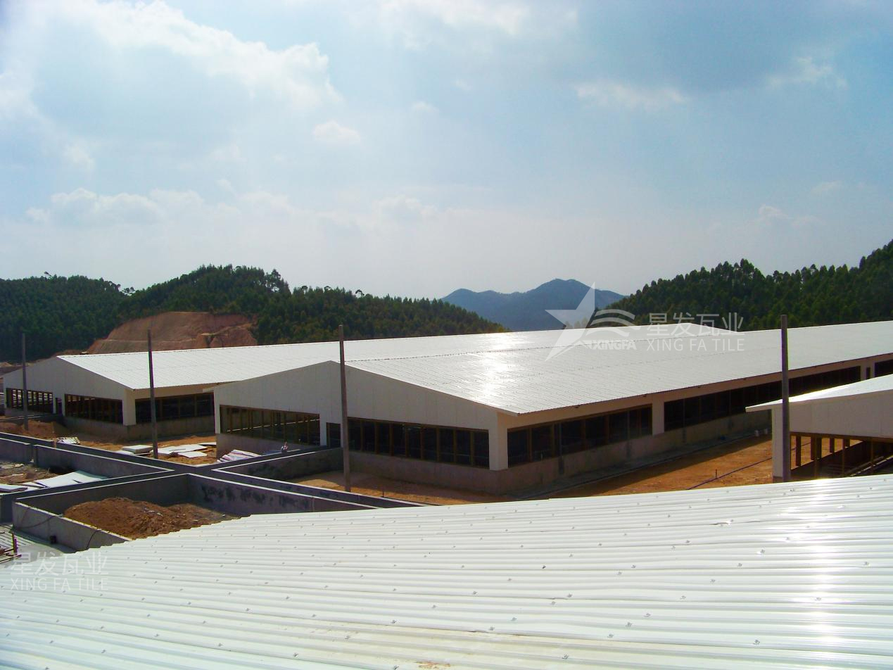 合成樹(shù)脂瓦施工安裝用什么材料搭建架子，鋼結構搭建樹(shù)脂瓦
